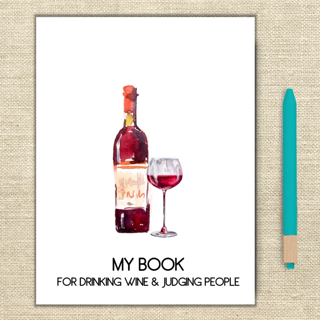 Judging Wine Notebook