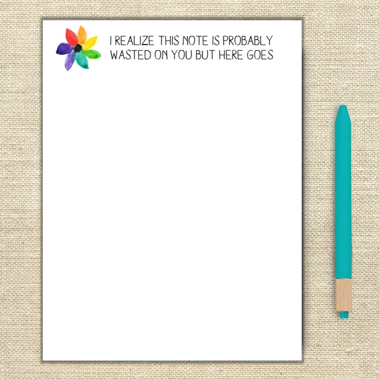 Funny Handmade Notepads that Curse by Bello Boopie